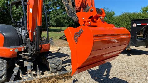 mini excavator tilt grading bucket|kubota mini excavator grading bucket.